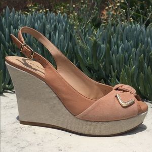 Antonio Melanie Peep Toe Wedges